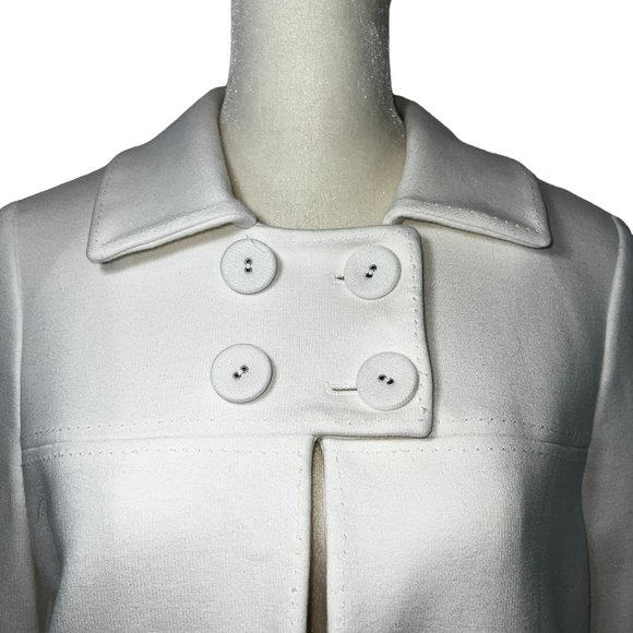 SANDRO Sportswear White Cropped Jacket Size Medium - Picture 2 of 10